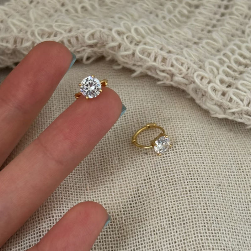 Women's Classic Zirconia Ear Studs, Exquisite Gift